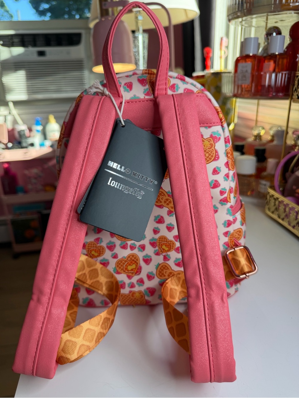 Loungefly Hello Kitty Waffle Mini Backpack - Picture 3 of 9